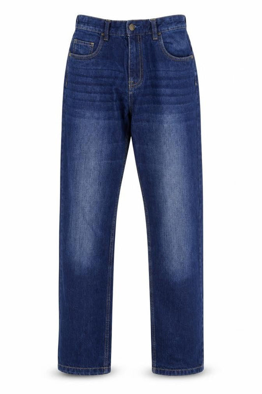 Bloozoo Mens Blue  Denim Straight Jeans Size 16 L29 in