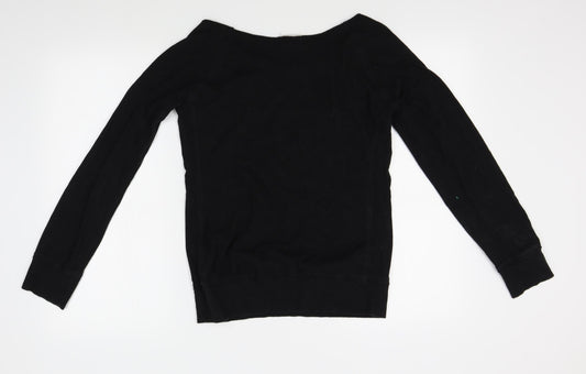 Love me Womens Black   Pullover Jumper Size L