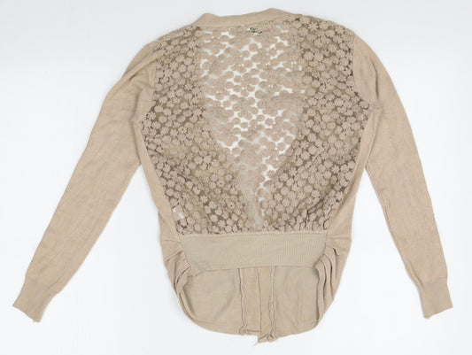Mirumi Womens Beige   Cardigan Jumper Size M