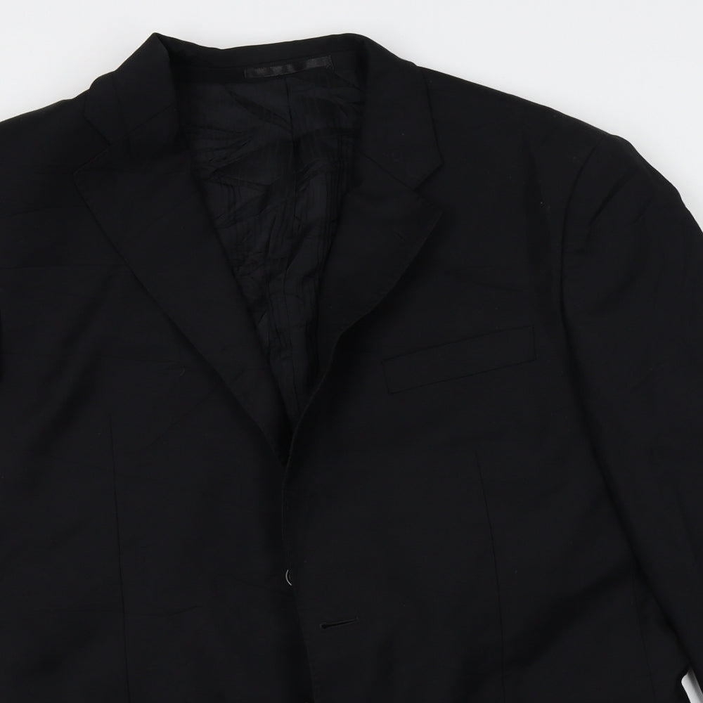 Lanificio Mens Black   Jacket Suit Jacket One Size