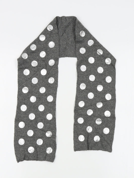 Preworn Girls Grey Polka Dot  Scarf Scarves & Wraps One Size