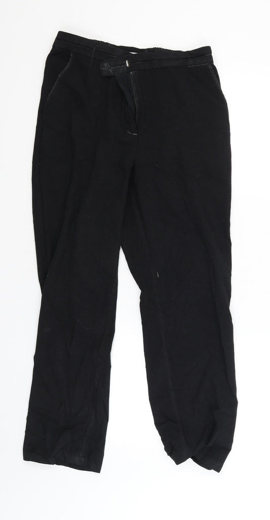 Classics Womens Black   Trousers  Size 10 L26 in