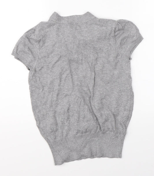 Divided Womens Grey   Basic Blouse Size 10