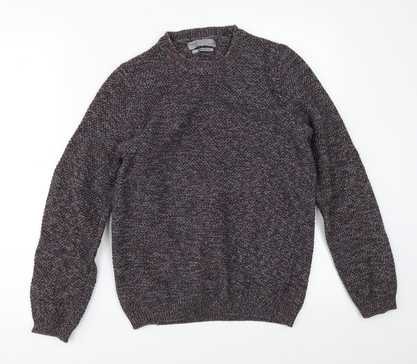Marks & Spencer Mens Multicoloured   Pullover Jumper Size S