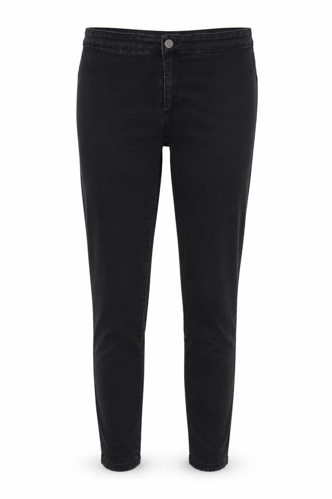 Denim & Co. Womens Black   Straight Jeans Size 12 L25 in