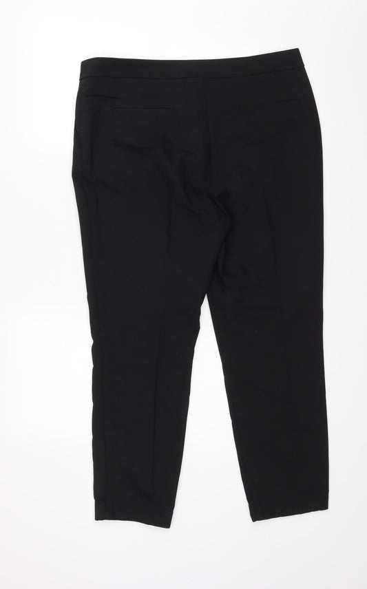 Papaya Womens Black   Dress Pants Trousers Size 14 L24 in