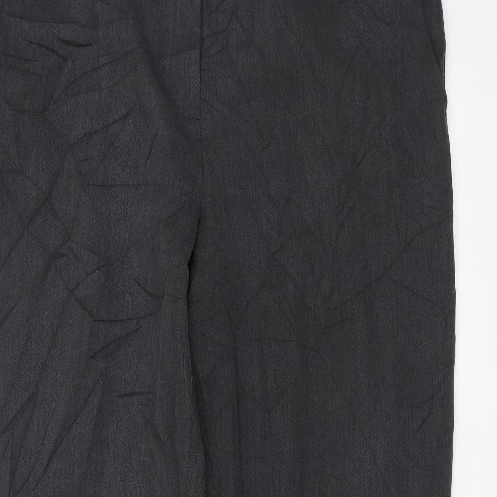 Marks and Spencer Womens Grey   Dress Pants Trousers Size 18 L28 in