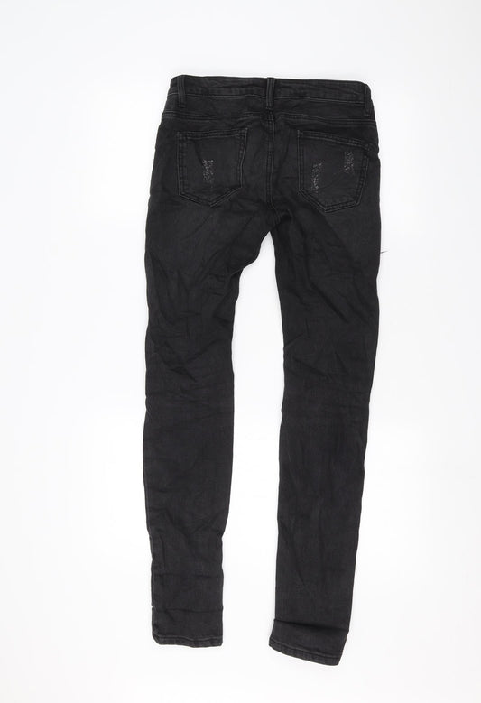 Preworn Womens Black   Straight Jeans Size M L29 in