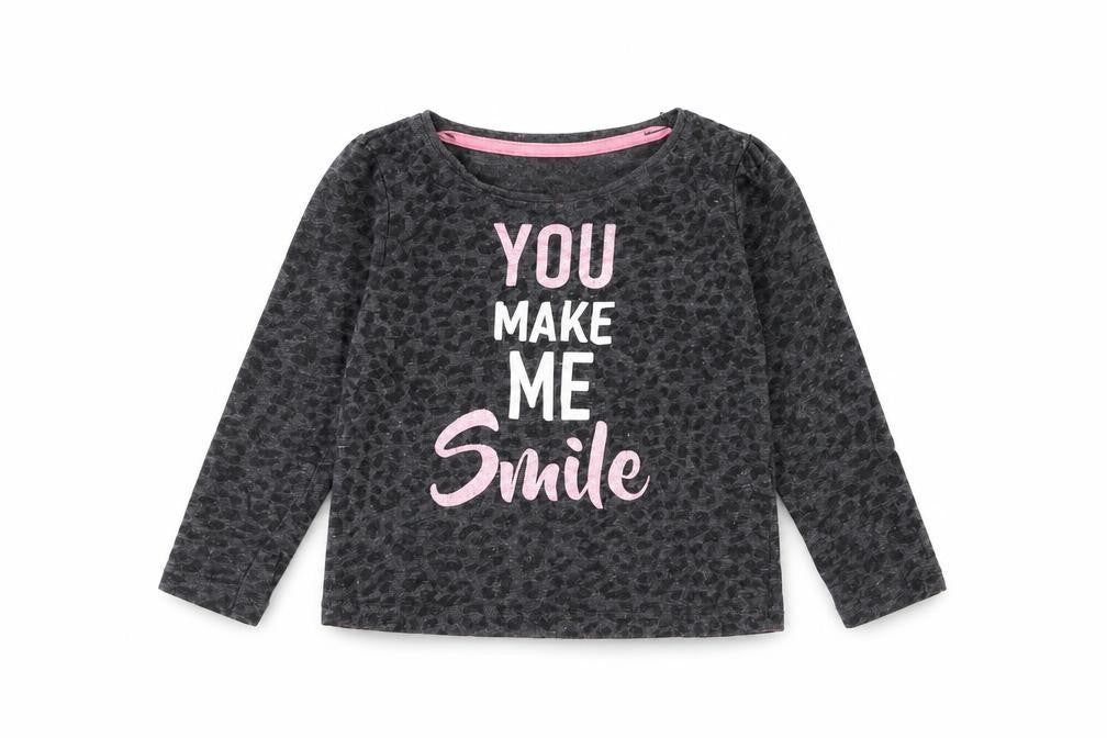 Primark Girls Black   Basic T-Shirt Size 2-3 Years