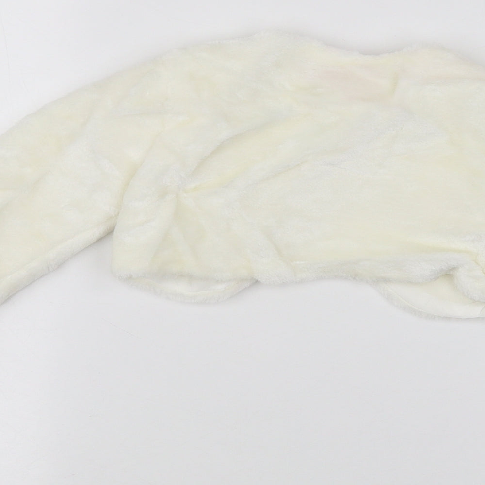 butterfly wings Girls White   Jacket  Size 4 Years