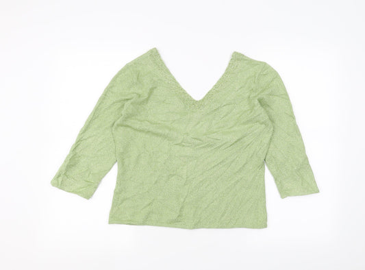 Minuet Womens Green   Pullover Jumper Size 12