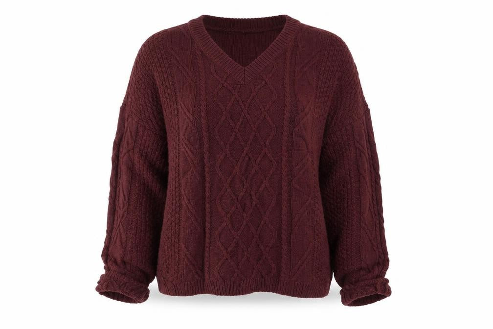sweete Womens Red   Pullover Jumper One Size