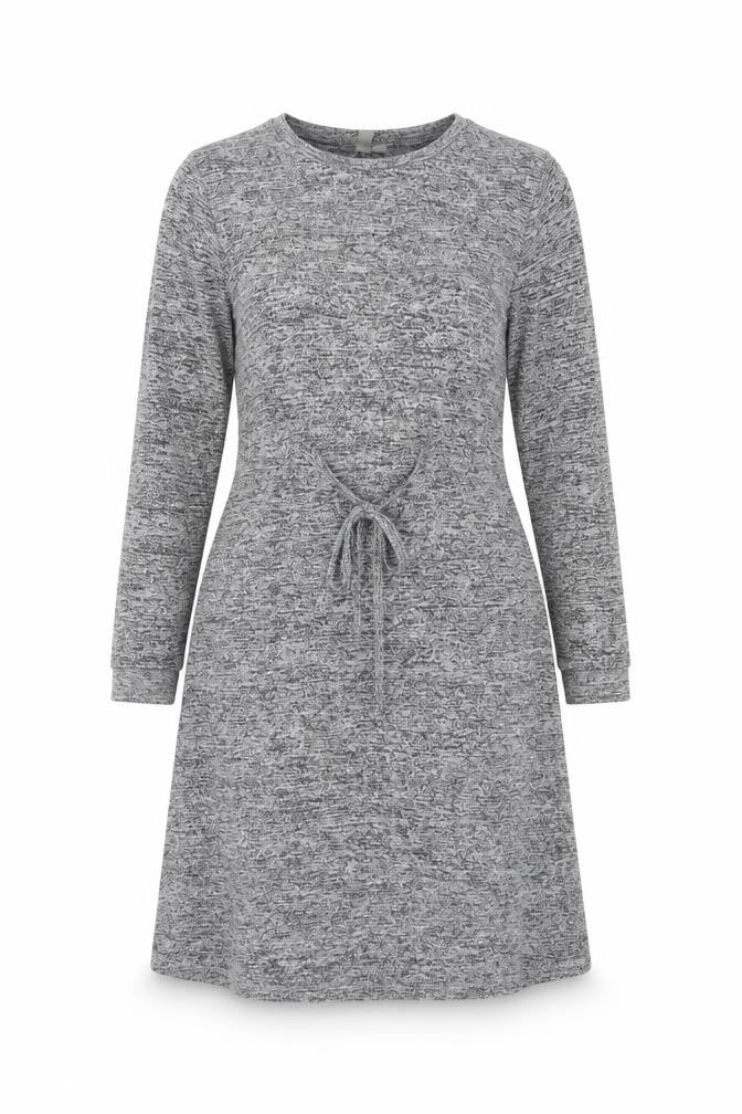 Front view of ASOS women’s grey a-line, size UK 10