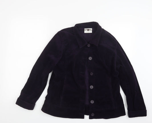 Nightingales Womens Purple   Jacket  Size 14