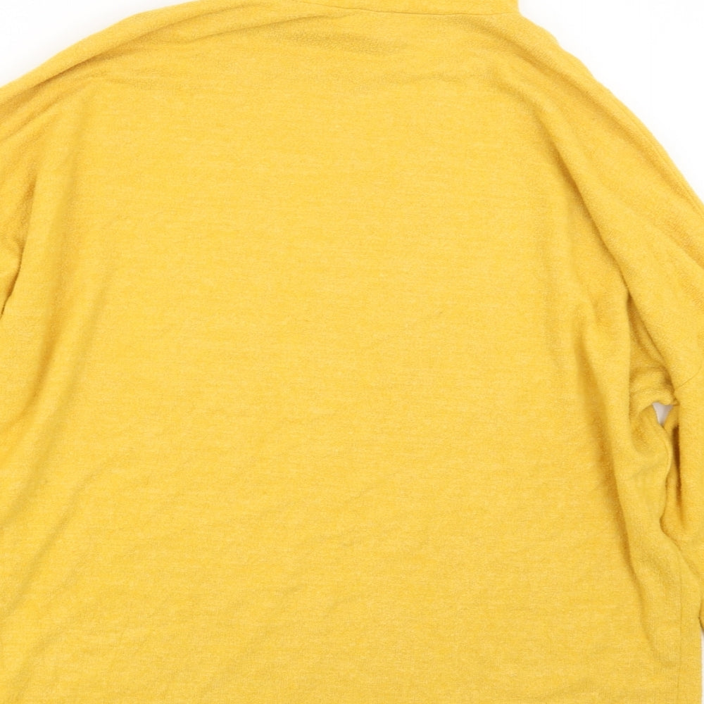 H&M Womens Yellow   Pullover Jumper Size L