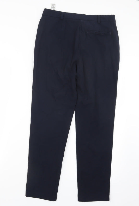 Marks and Spencer Womens Blue   Trousers  Size 10 L26.5 in