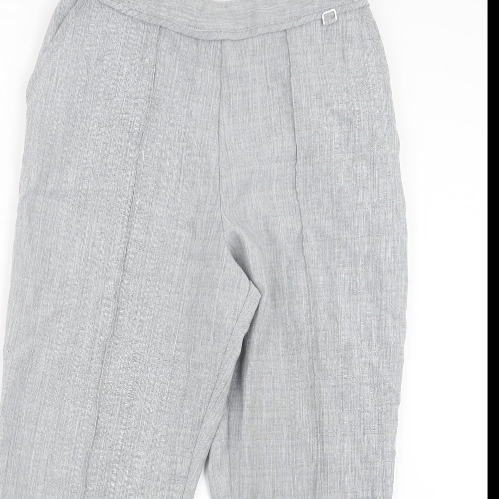 Marks and Spencer Womens Grey   Trousers  Size 12 L24 in