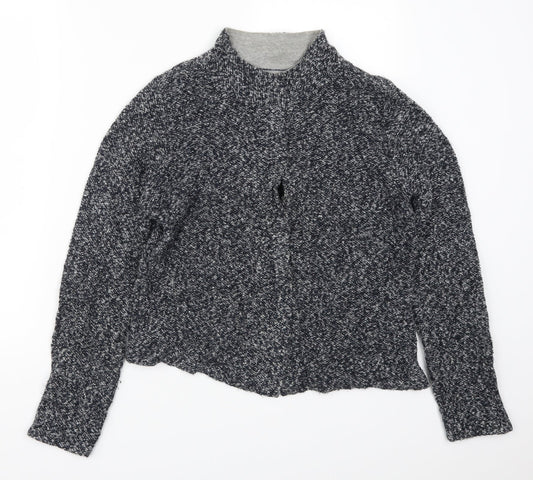 Bianca Womens Grey  Knit Cardigan Jumper Size 12