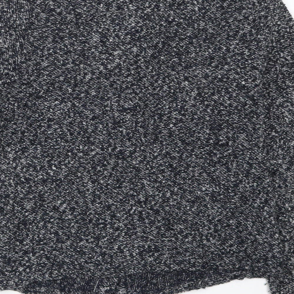Bianca Womens Grey  Knit Cardigan Jumper Size 12