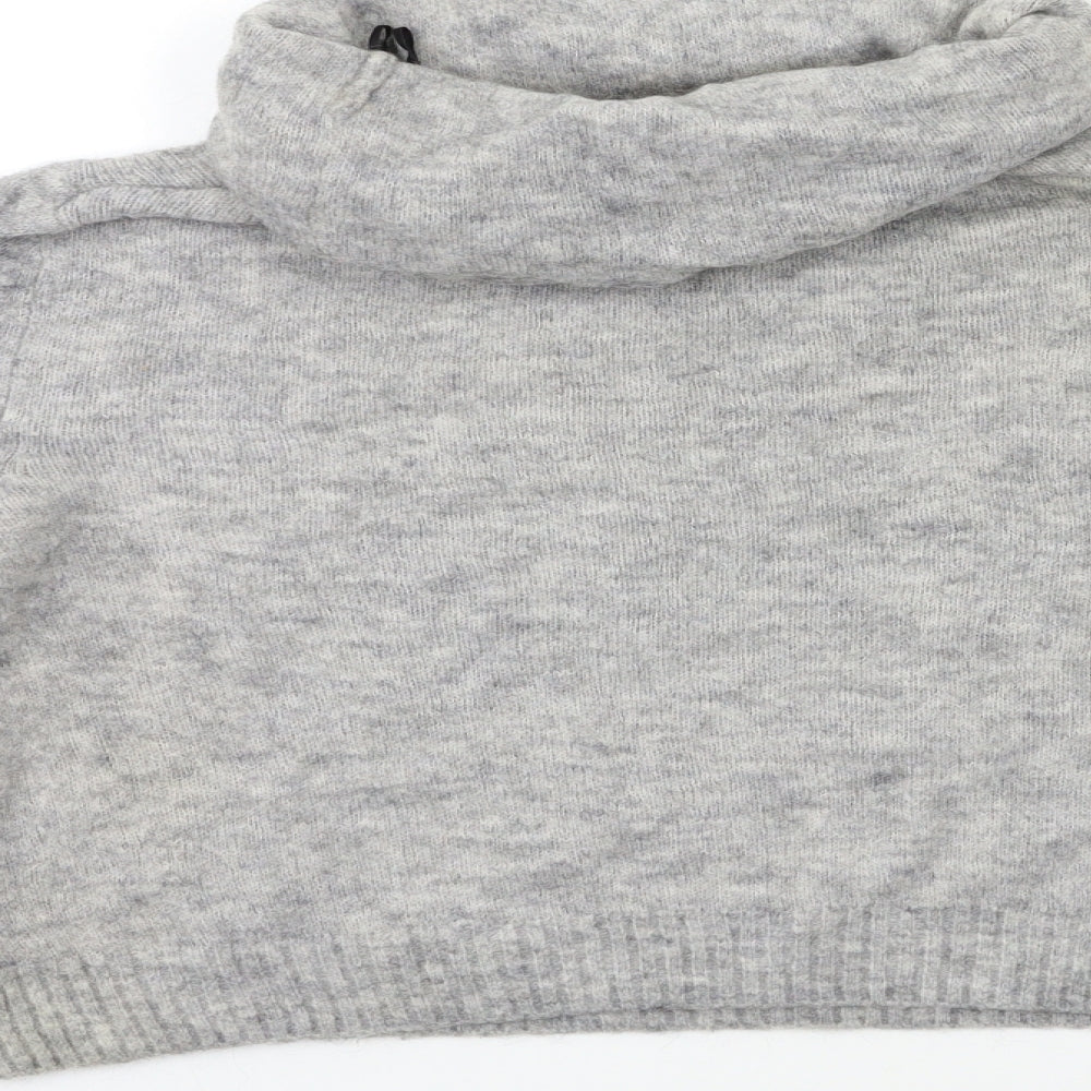 H&M Womens Grey  Knit Pullover Jumper Size XS