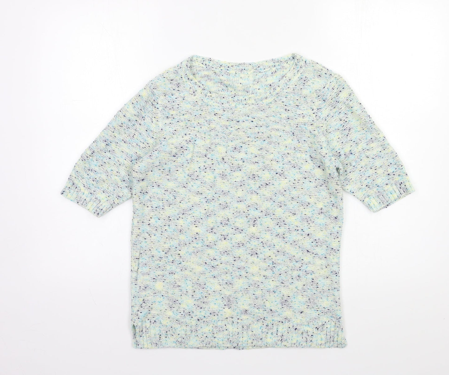 M&Co Womens Blue  Knit Pullover Jumper Size 10