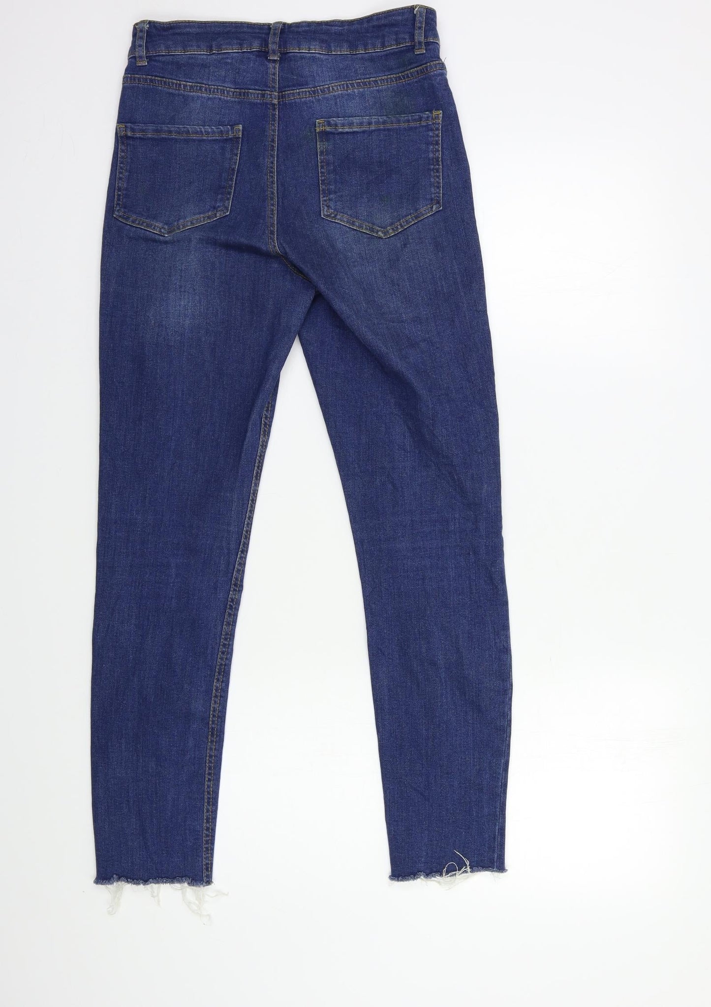 Preworn Womens Blue  Denim Skinny Jeans Size 26 in L28 in