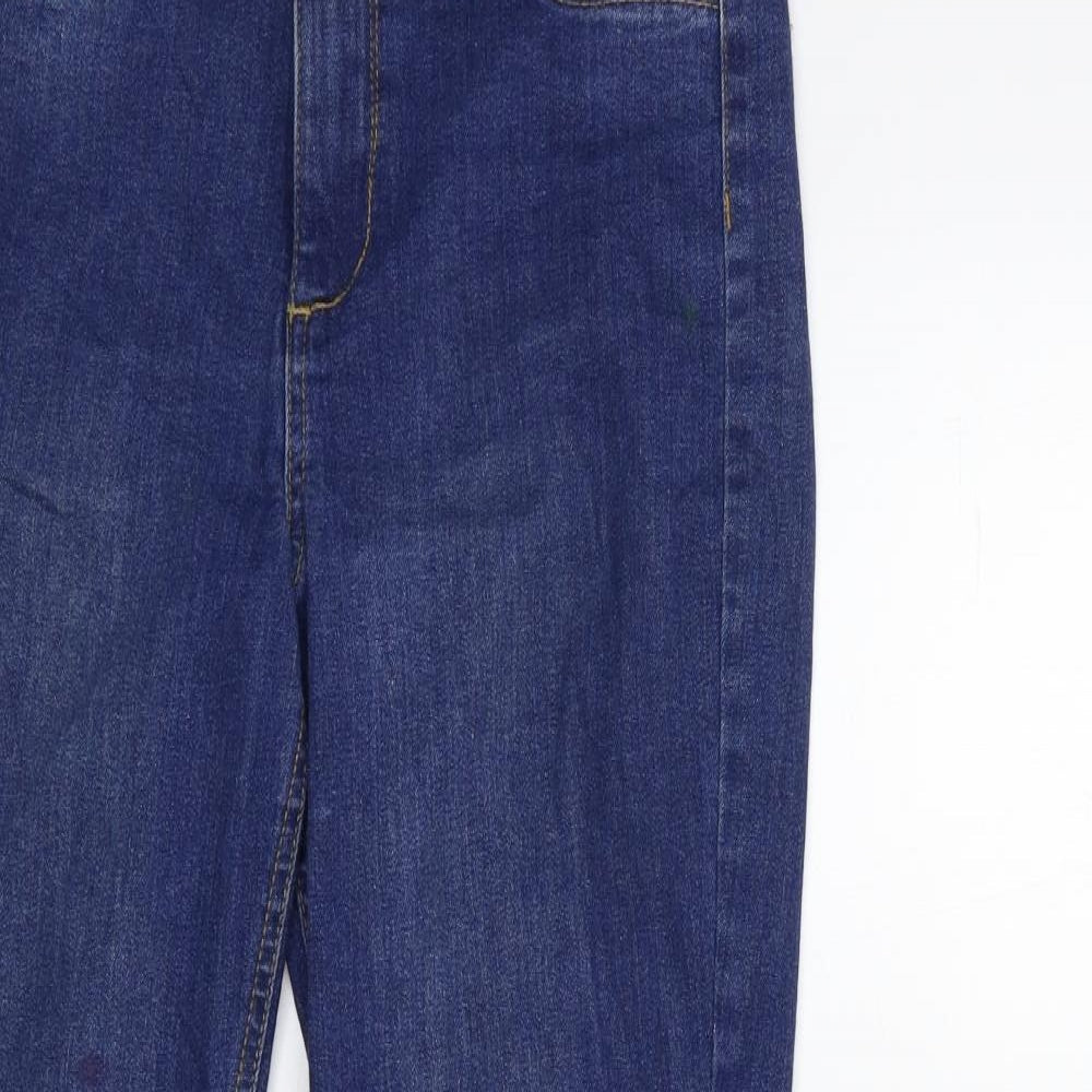 Preworn Womens Blue  Denim Skinny Jeans Size 26 in L28 in