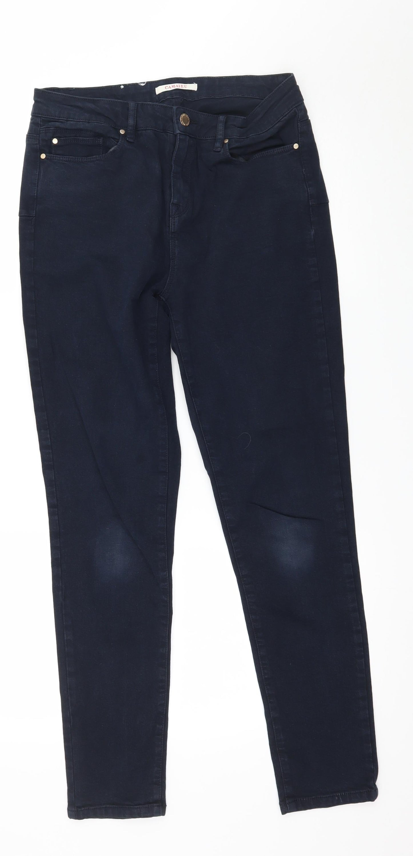 Camaïeu Womens Blue  Denim Skinny Jeans Size 30 in L29 in