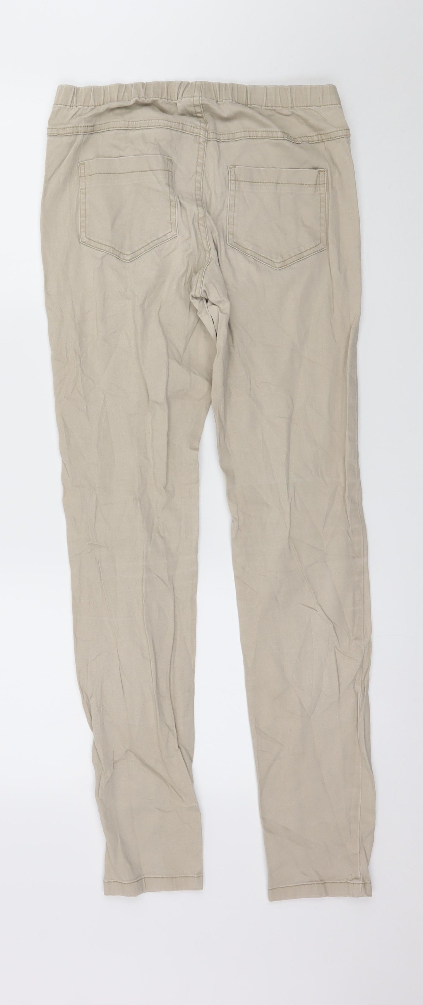 Pieces Womens Beige  Denim Skinny Jeans Size M L30 in