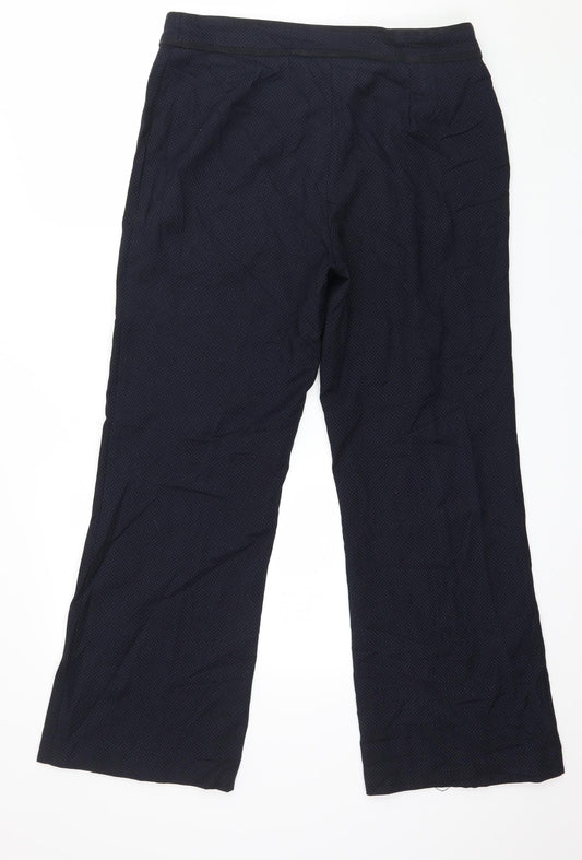 Marks and Spencer Womens Blue   Trousers  Size 14 L28 in