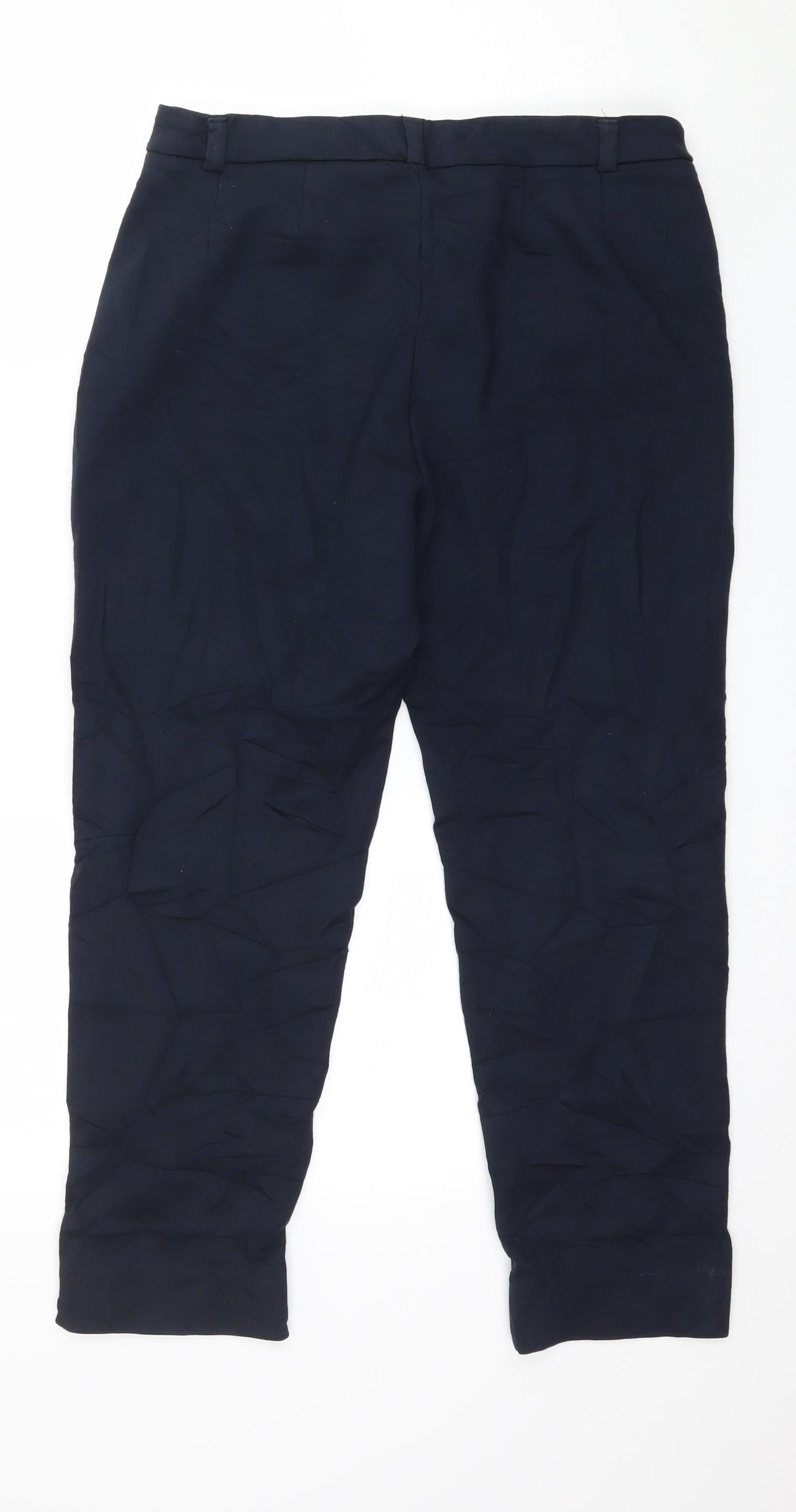 Marks and Spencer Womens Blue   Trousers  Size 12 L23 in