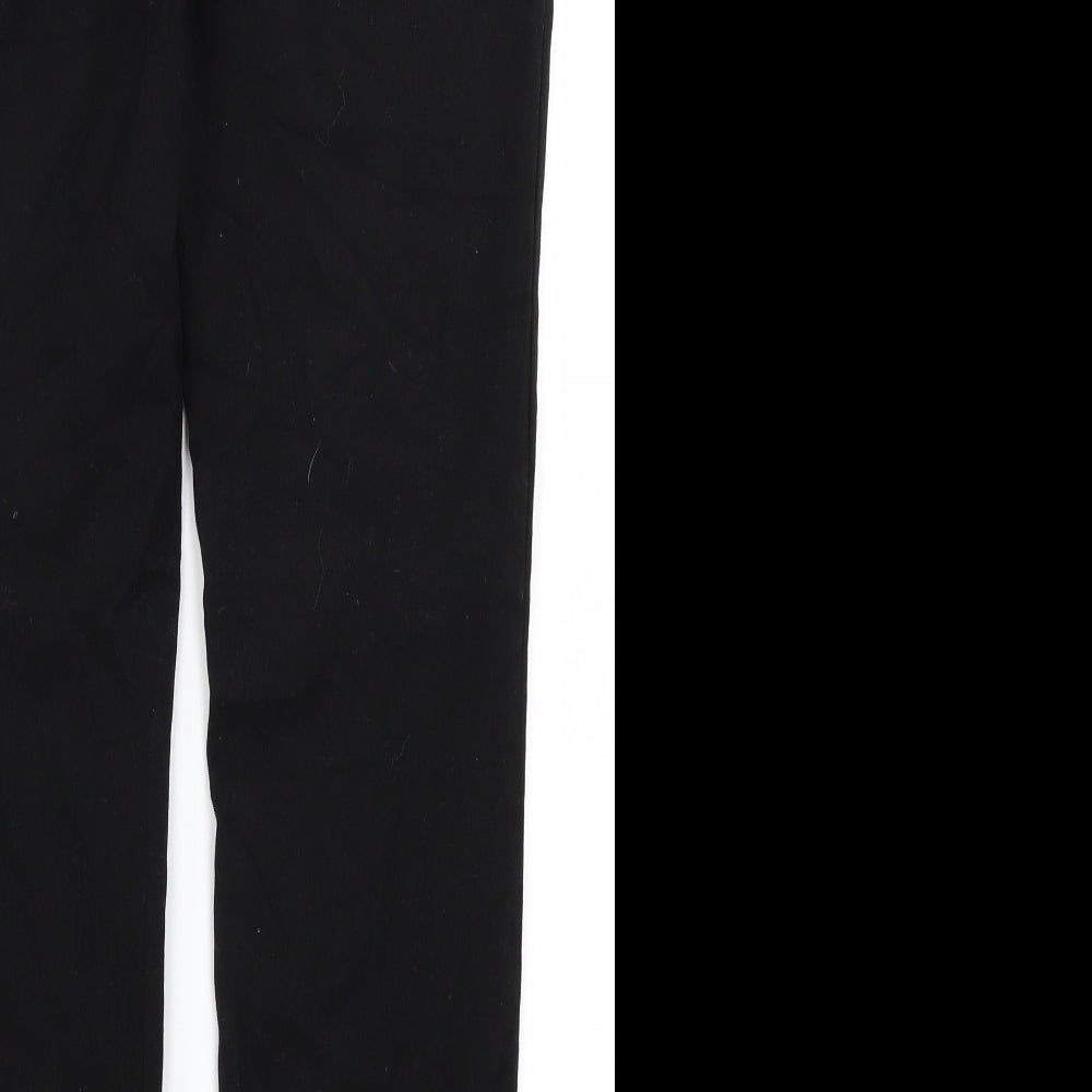 H&M Womens Black   Trousers  Size 8 L26 in
