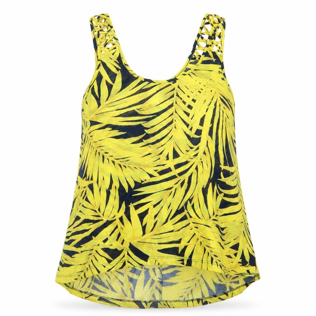 H&M Womens Multicoloured Floral  Basic Tank Size 4