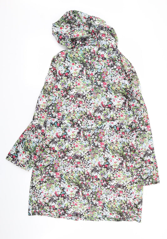new lool Womens Multicoloured Floral  Jacket Coat Size 10