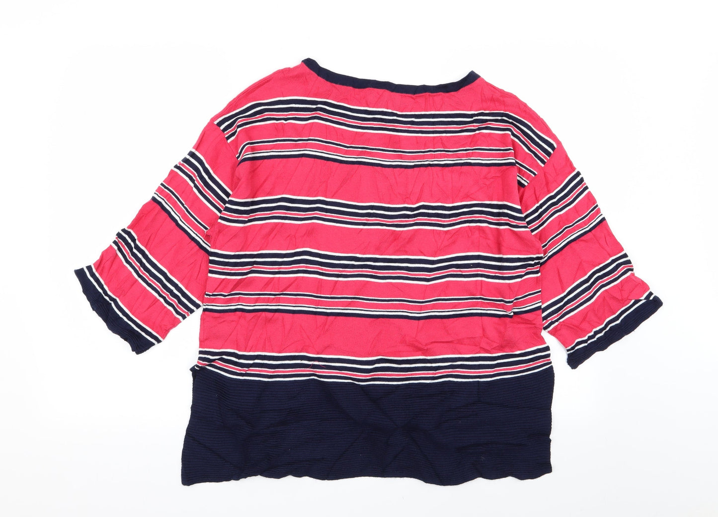 NEXT Womens Multicoloured Striped  Pullover Jumper Size 14