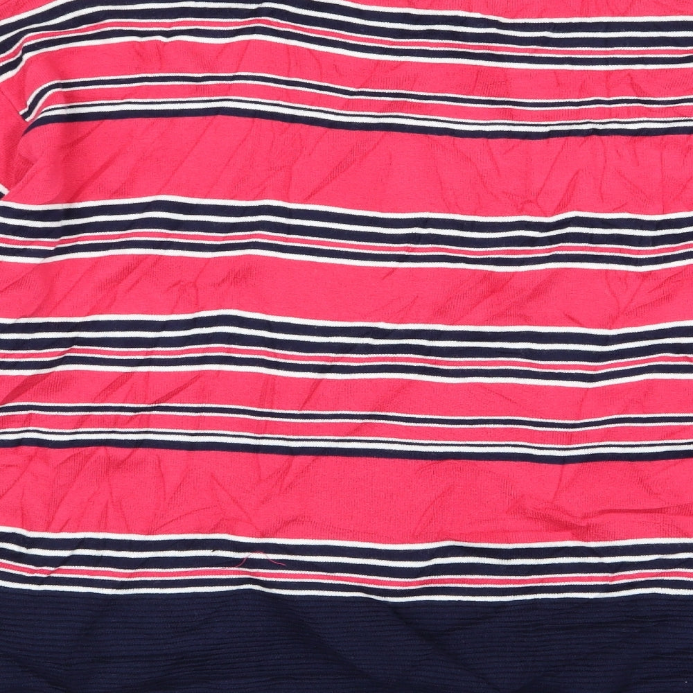 NEXT Womens Multicoloured Striped  Pullover Jumper Size 14