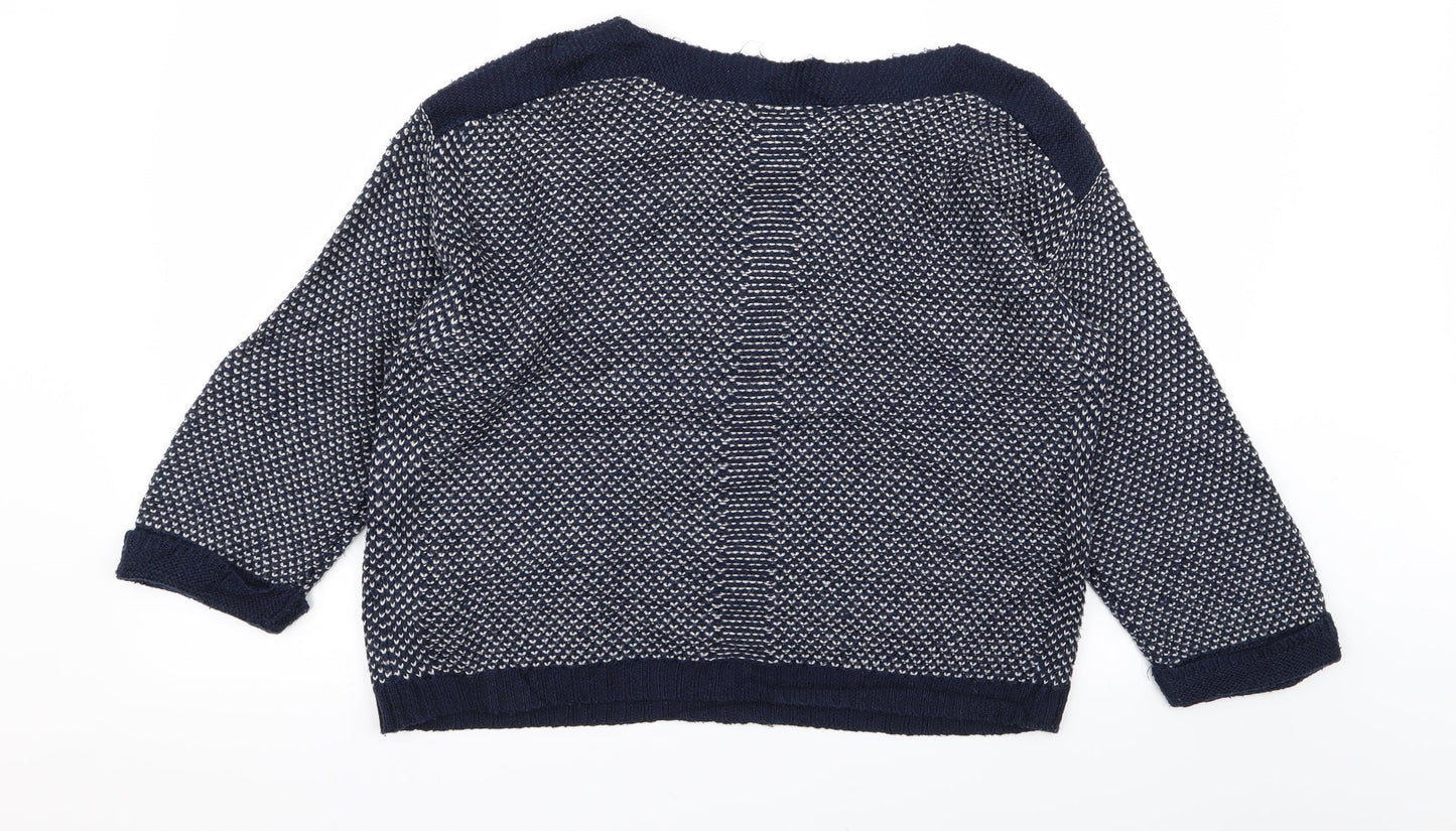 Indigo Womens Blue   Pullover Jumper Size 14
