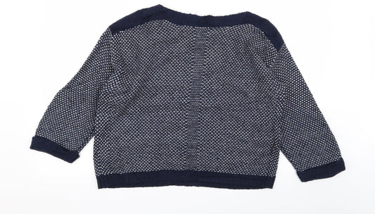 Indigo Womens Blue   Pullover Jumper Size 14