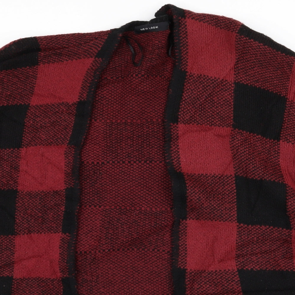 New Look Womens Multicoloured Check  Cardigan Jumper One Size