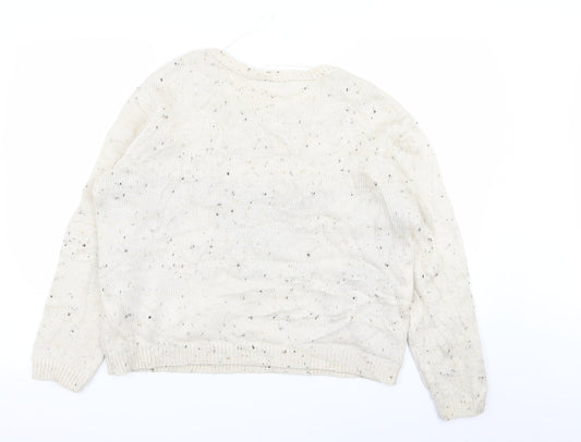 New Look Womens Beige   Pullover Jumper Size 14
