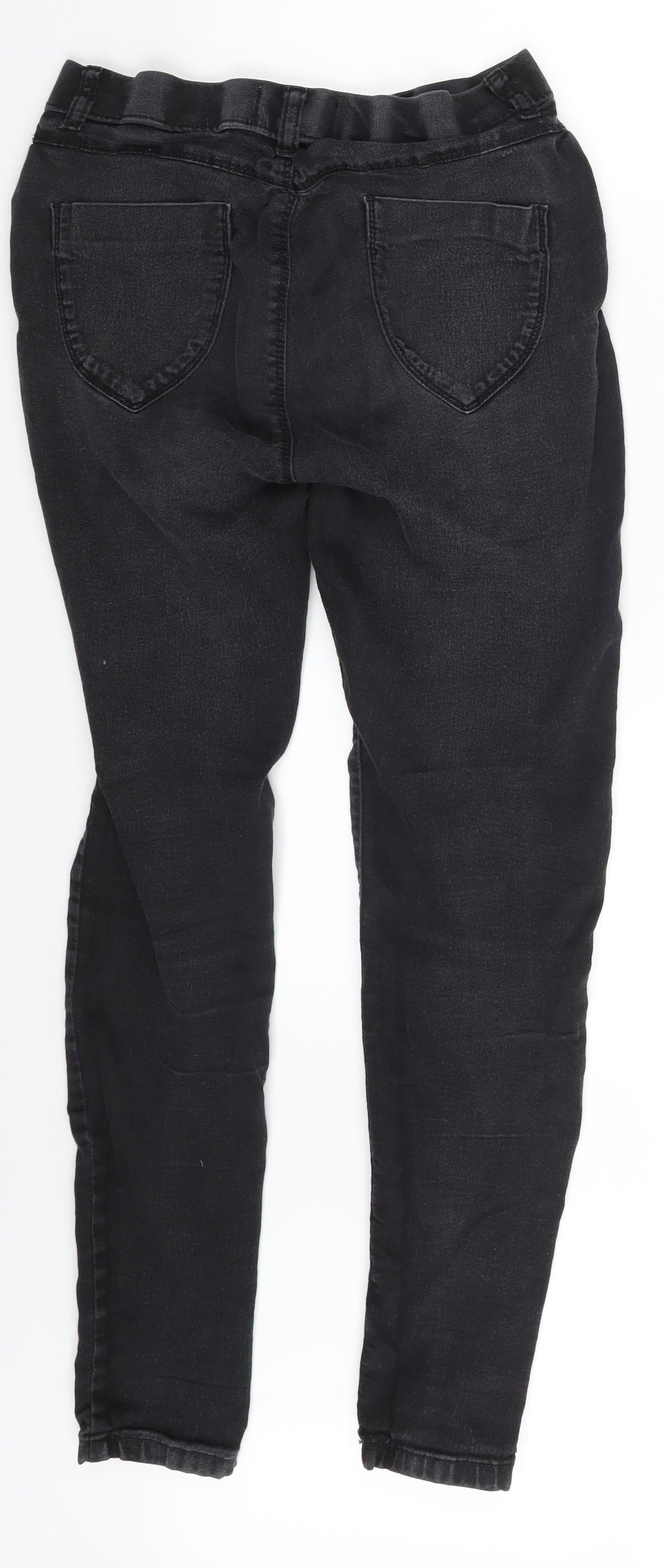 Eden Womens Grey  Denim Jegging Leggings Size 10 L26 in