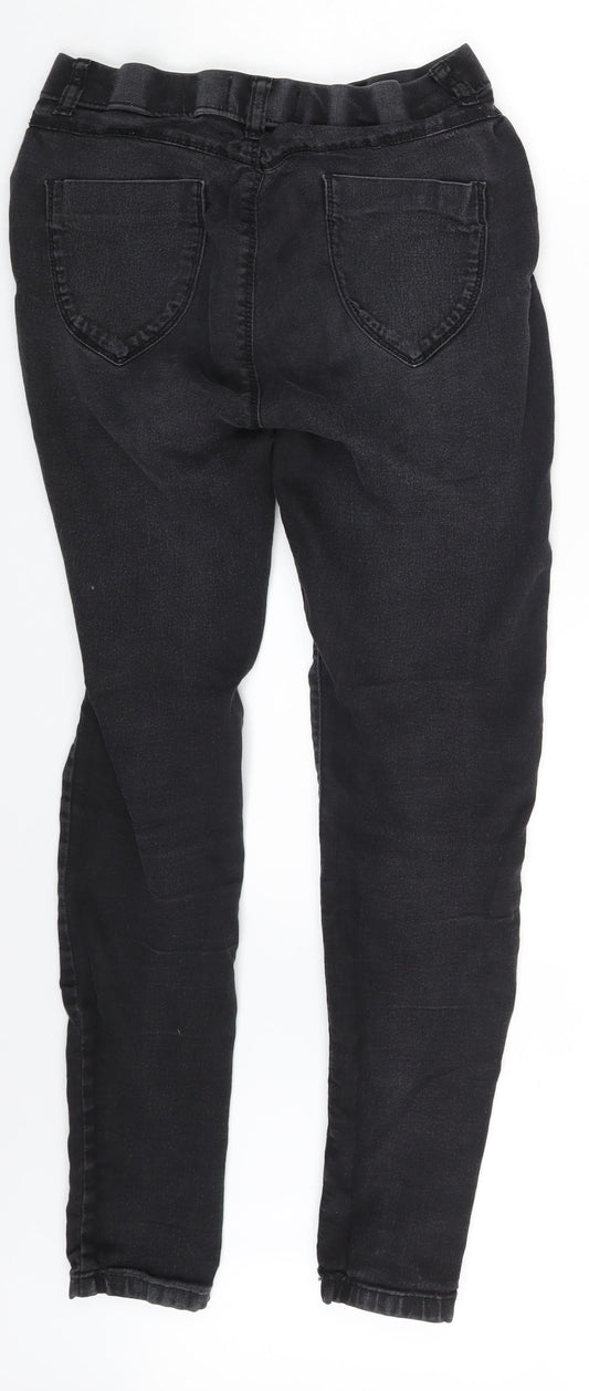 Eden Womens Grey  Denim Jegging Leggings Size 10 L26 in