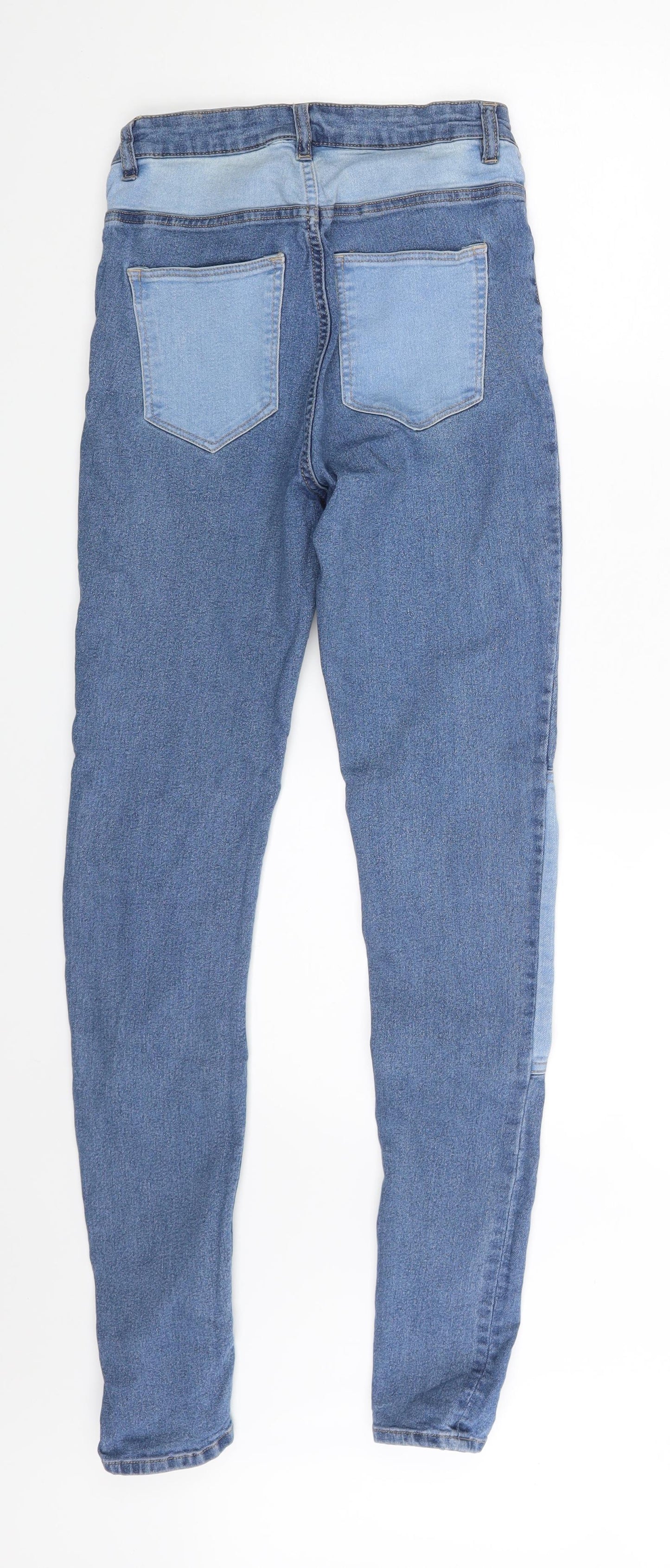 Divided Womens Blue  Denim Skinny Jeans Size 6 L27 in