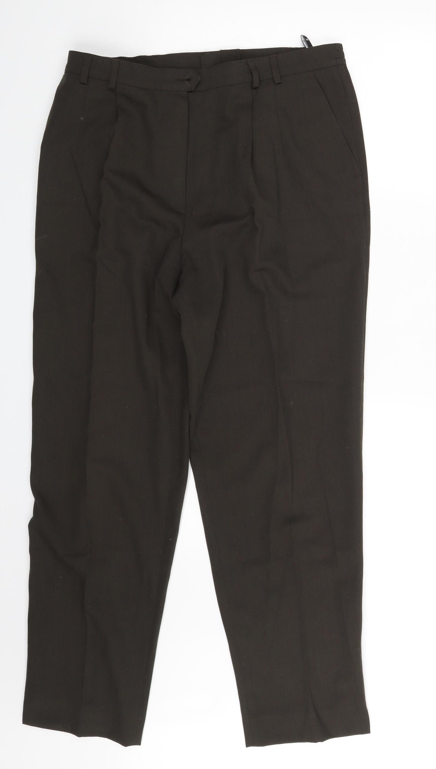Klein Womens Brown   Trousers  Size 16 L29 in