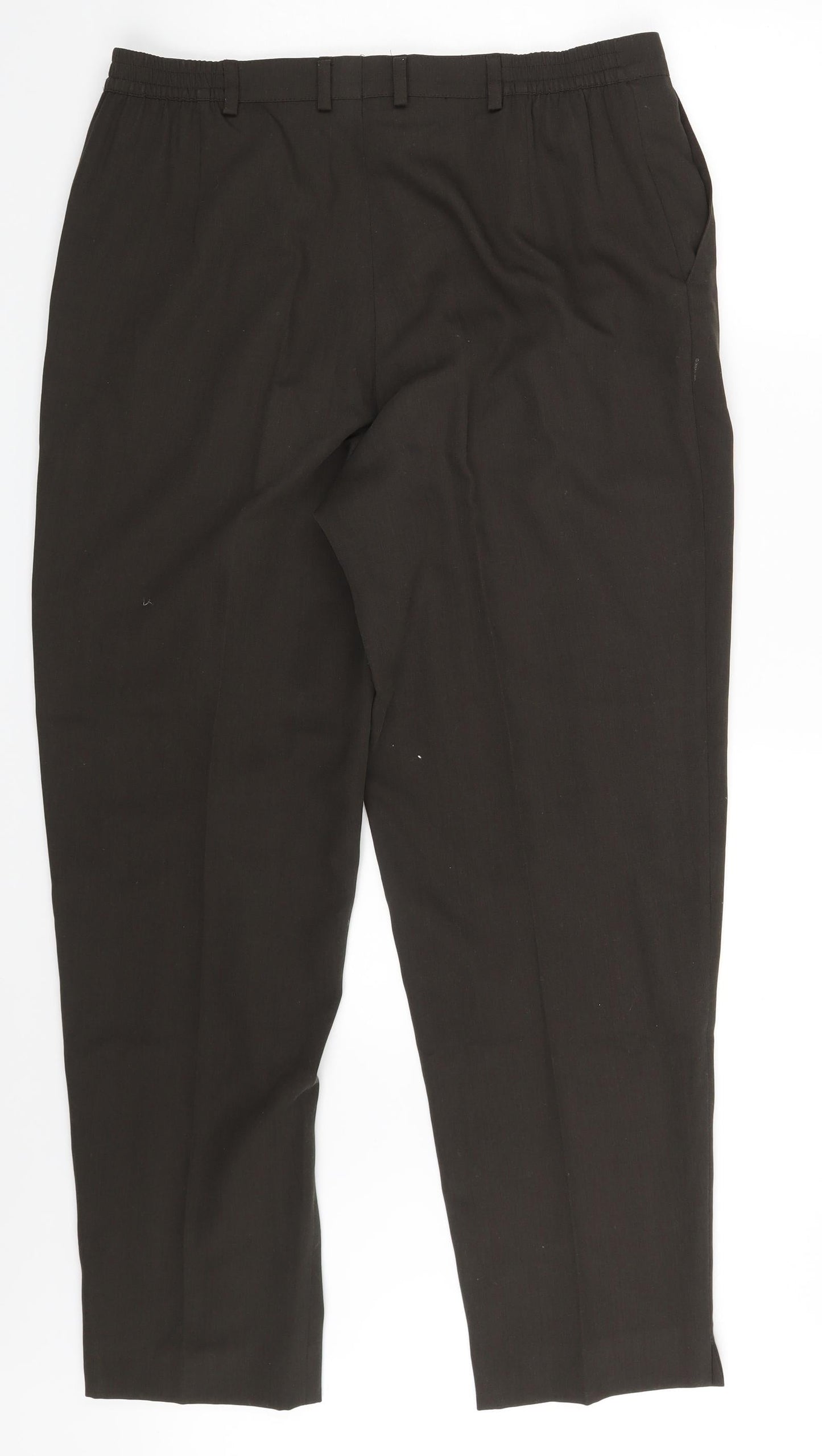 Klein Womens Brown   Trousers  Size 16 L29 in