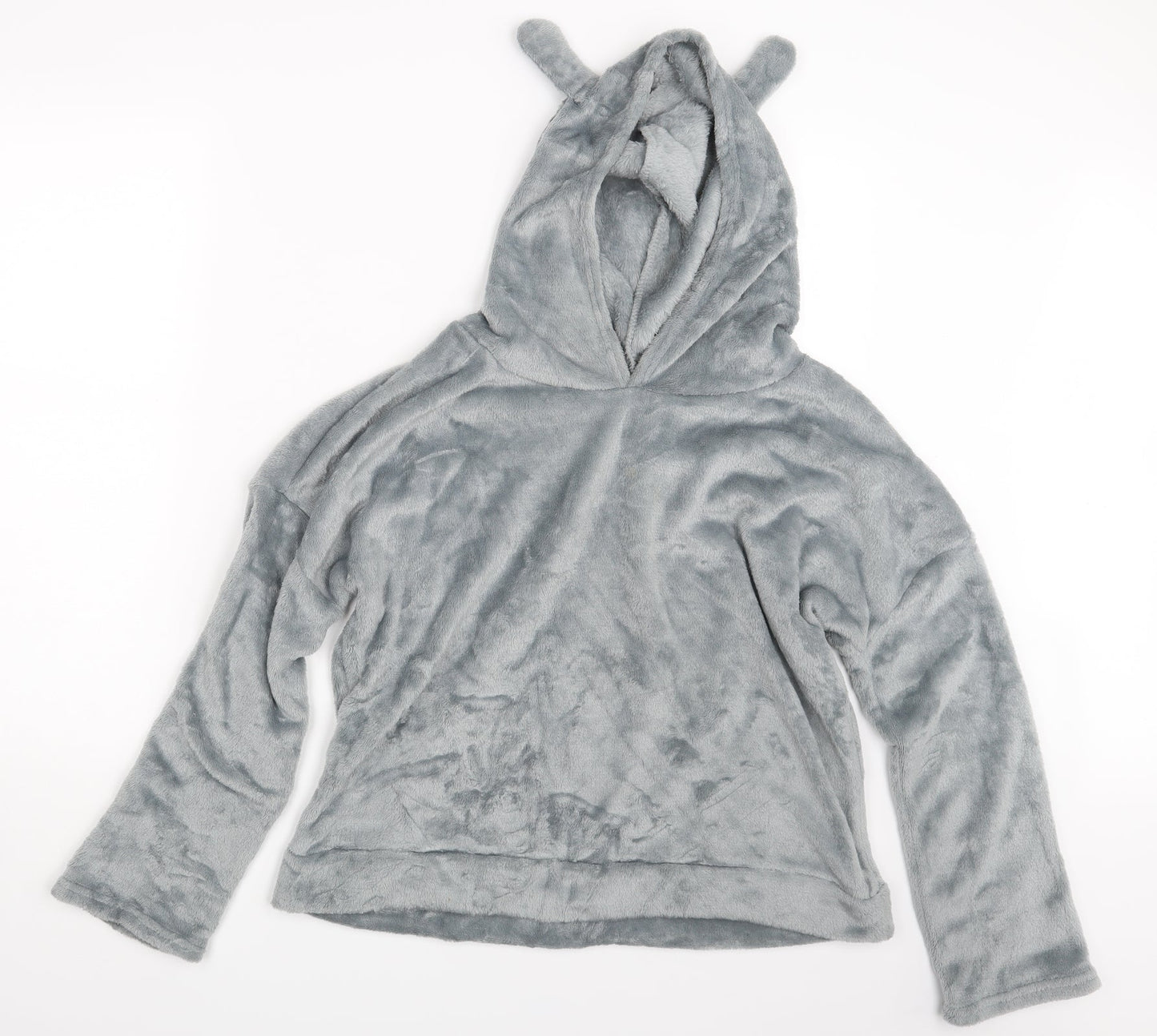 Preworn Womens Silver   Pullover Hoodie Size M