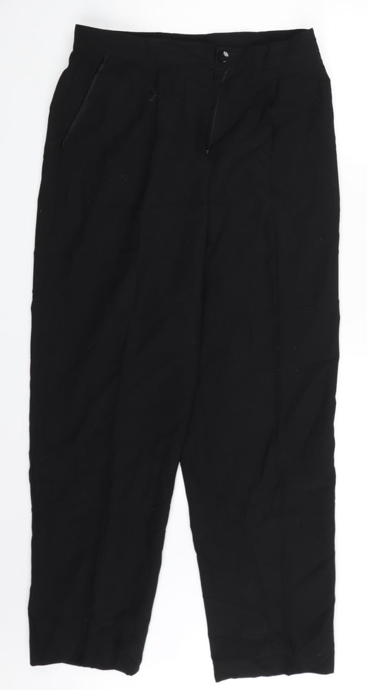 Alexander Womens Black   Trousers  Size 10 L27 in