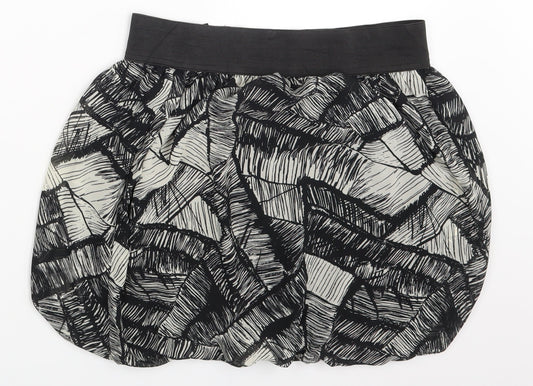 A.Y.K Womens Multicoloured Geometric  A-Line Skirt Size M