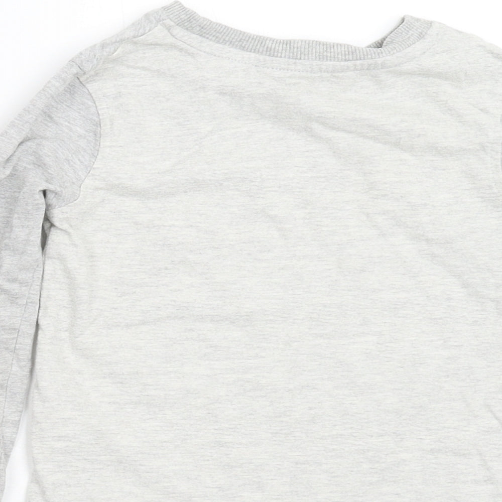 George Boys Grey   Basic T-Shirt Size 2-3 Years
