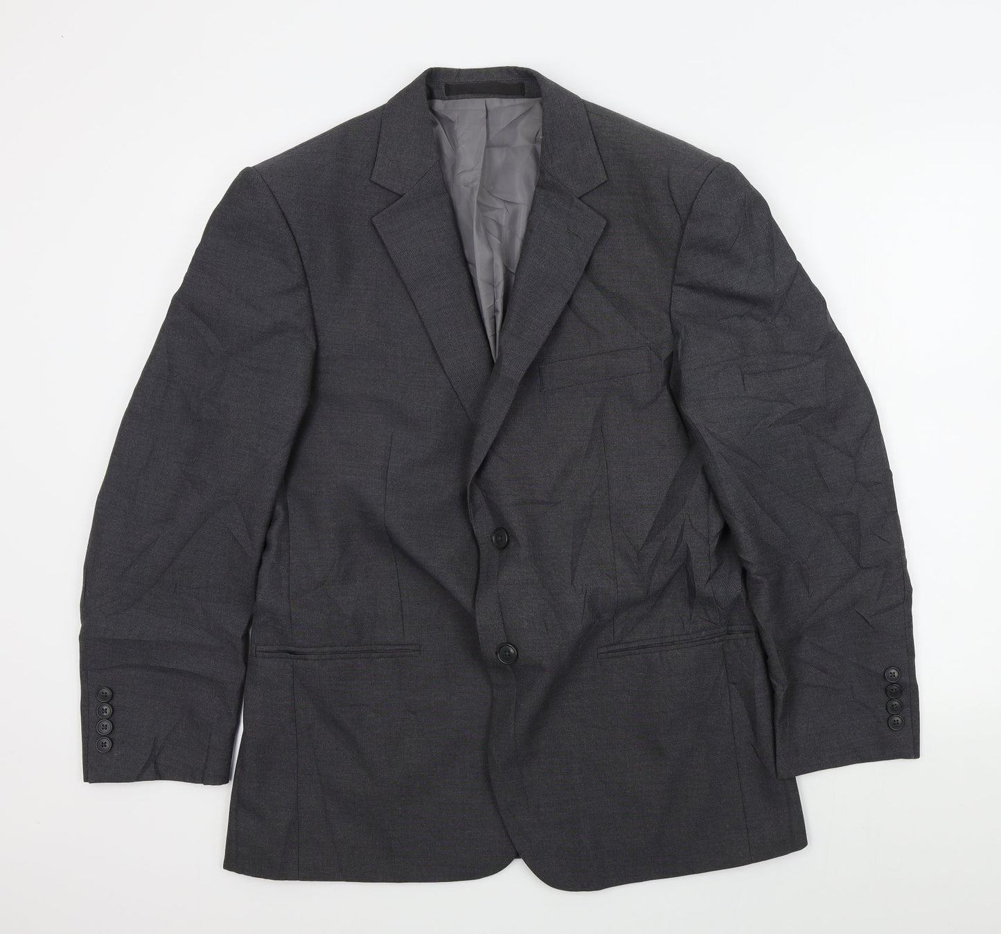 M&S Mens Grey   Jacket Suit Jacket Size 40